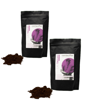 Las Taguas - Single Origin - Pack 2 × Mahlgrad Filter Beutel 250 g