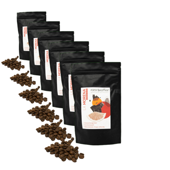 La Morena - Miscela Espresso - Pack 6 × Chicchi Bustina 250 g