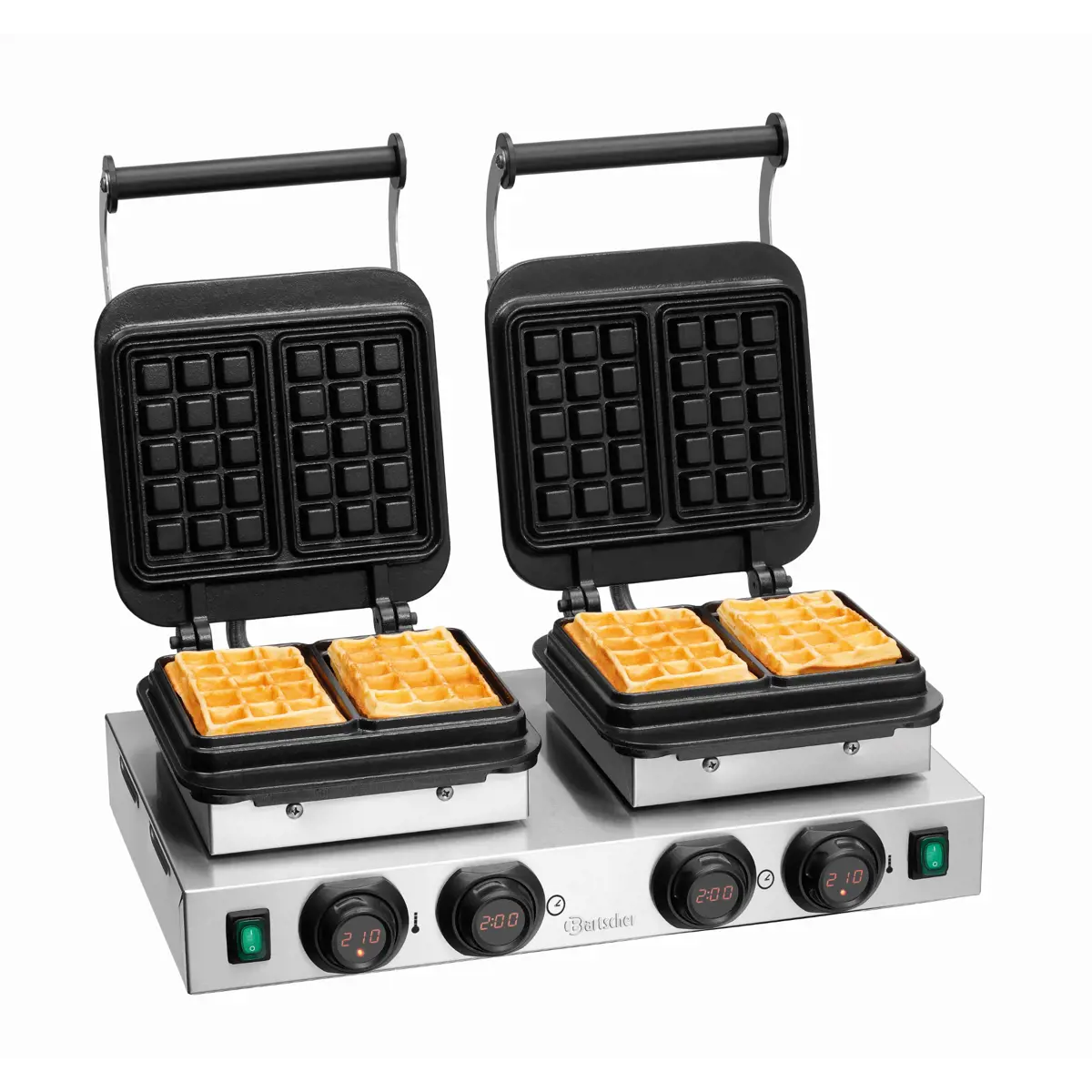 Quatrième image du produit Bartscher France Bartscher Gaufrier 2 Bw160 101 by Bartscher