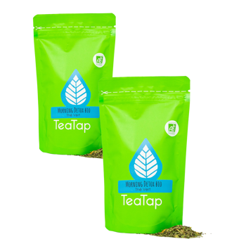 Tea Tap Morning Detox Bio 60G The Vert - Pack 2 × Thé Vert