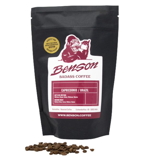 Kaffeebohnen - Capricornio, Espresso - 500g by Benson