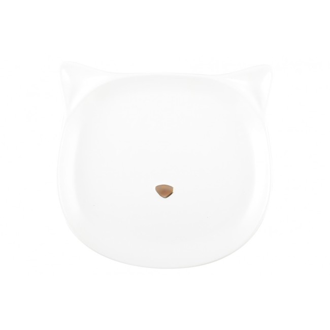 Zweiter Produktbild Teller in Form einer Katze mit Goldener Nase by Aulica