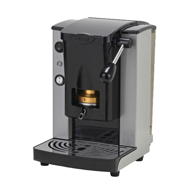 Faber Coffee Piccola Slot - Macchina Caffé a Cialde Pompa a 15 Bar colore  Bianco/Grigio - NSMPGRIBBAS