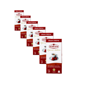 Capsule Gran Crema x10 - Pack 6 × 10 Capsule compatibile Nespresso®