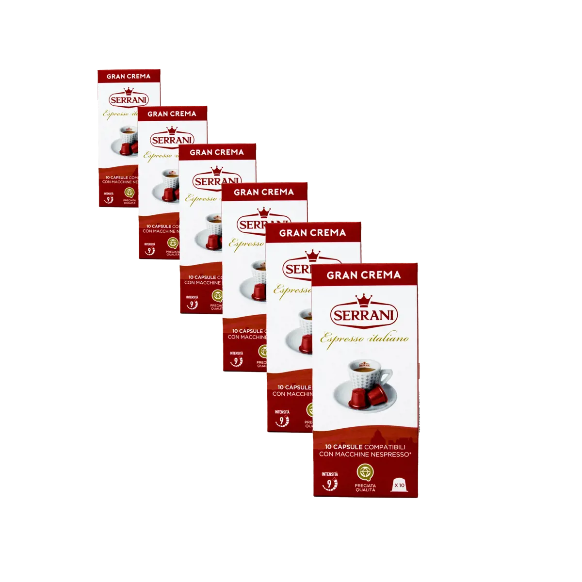 Capsule Gran Crema x10 by Serrani