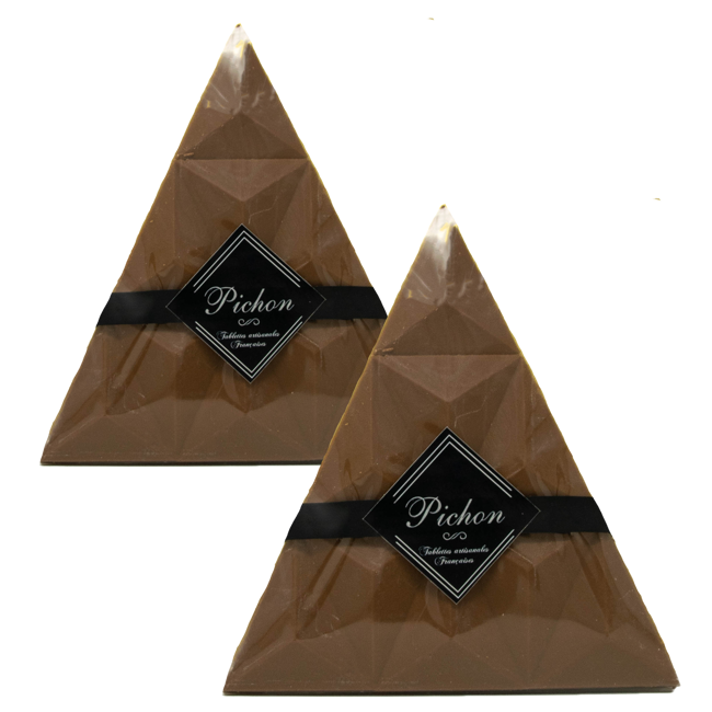 Pichon - Tablette Lyonnaise Triangle Chocolat Au Lait Bio Boite En Carton 80 G by Pichon - Tablette Lyonnaise
