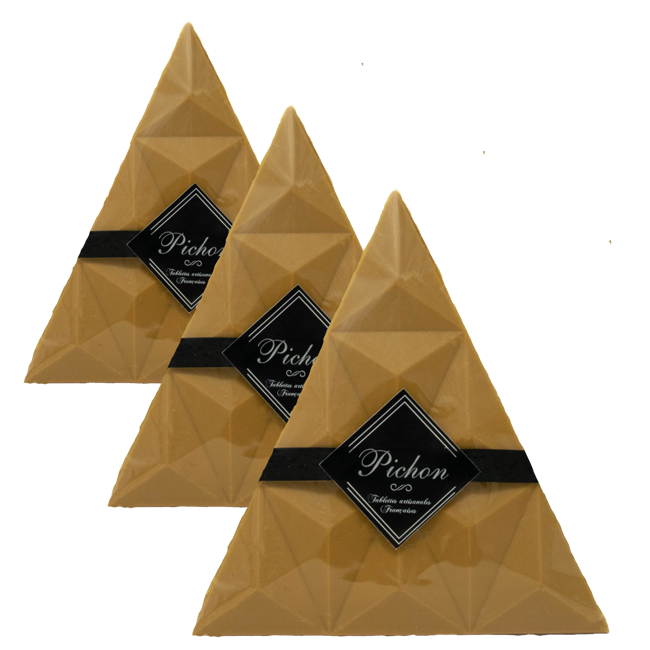 Pichon - Tablette Lyonnaise Triangle Chocolat Blond Dulcey Boite En Carton 80 G by Pichon - Tablette Lyonnaise