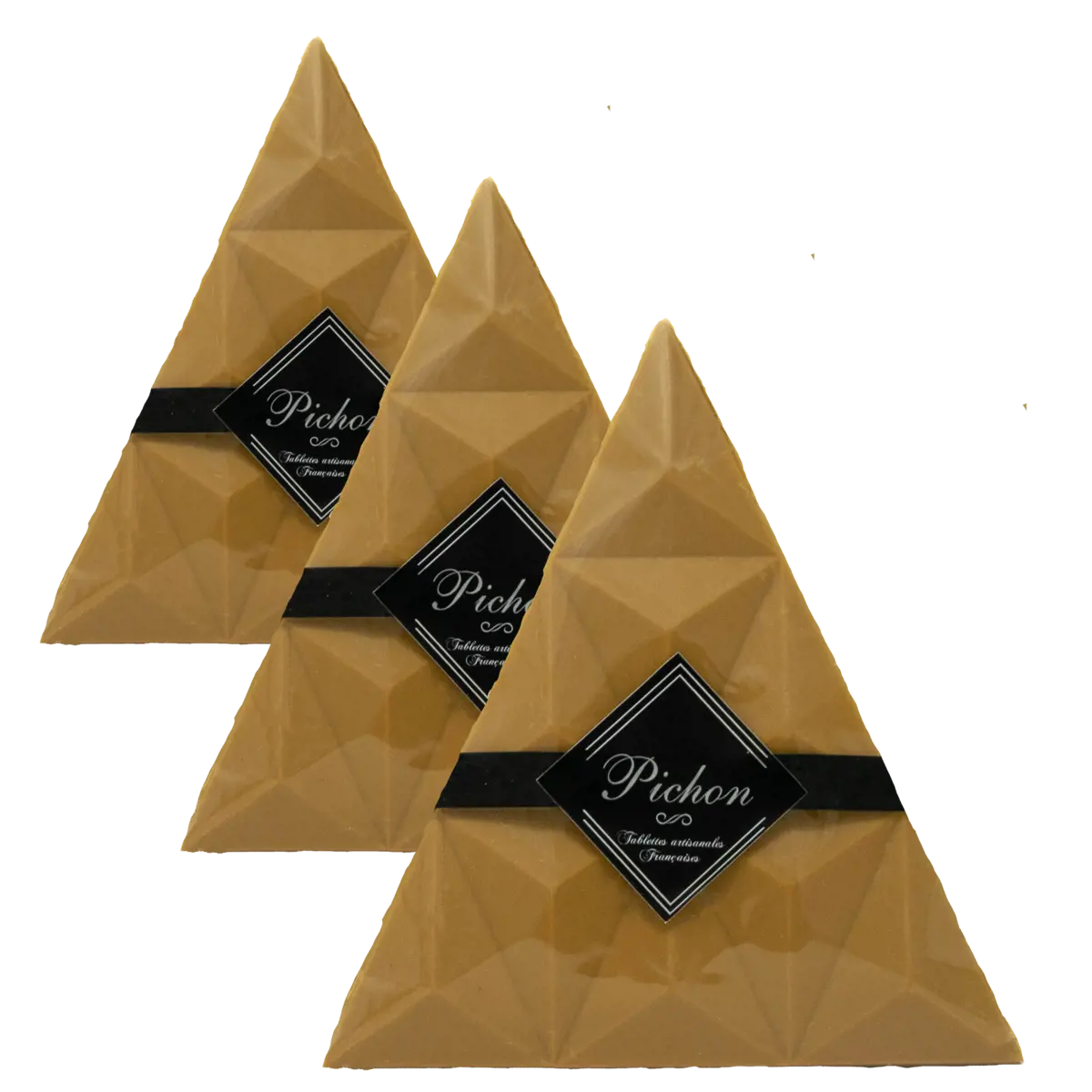 Pichon - Tablette Lyonnaise Triangle Chocolat Blond Dulcey Boite En Carton 80 G by Pichon - Tablette Lyonnaise