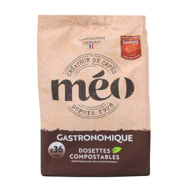 Café Méo Dosettes Compatibles Senseo Gastronomique X36 36 -s Compatible Senseo by Café Méo