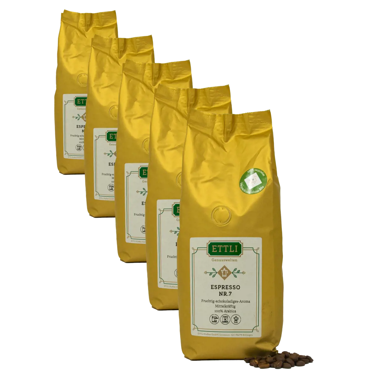 Ettli Kaffee Café En Grain - Espresso N°7 - 250G by ETTLI Kaffee