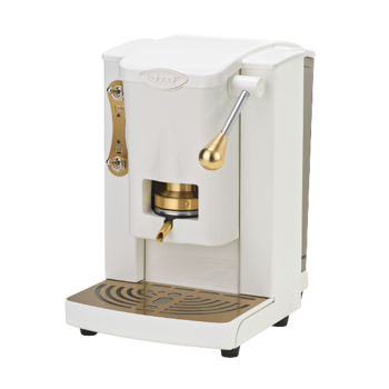 Faber Machine A Cafe A Dosettes Piccola Slot White Laiton - Brass Edition 1 5 L - compatible ESE (44mm)
