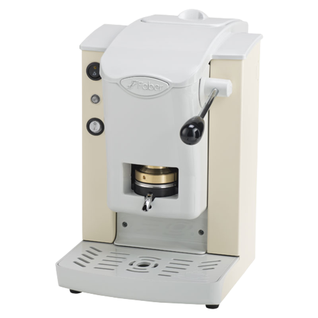 Zweiter Produktbild FABER Kaffeepadmaschine - Slot Plast Avorio, Messing 1,3 l by Faber