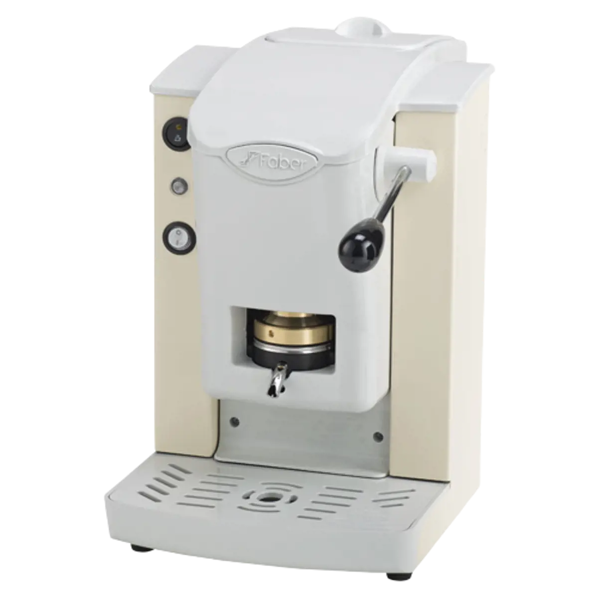Secondo immagine del prodotto FABER Macchina da Caffè a cialde - Slot Plast Avorio Ottonato 1,3 l by Faber