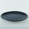 Terzo immagine del prodotto Set di 6 piatti in porcellana nera opaca con schegge 27cm by Aulica