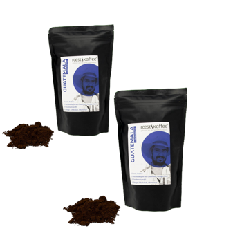 Guatemala Länderkaffee - Pack 2 × Mahlgrad Filter Beutel 500 g