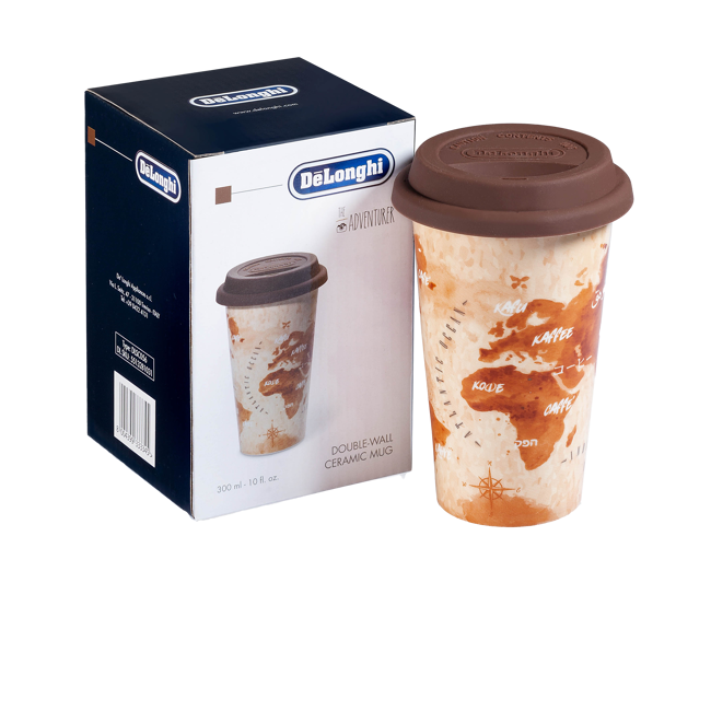 Delonghi Delonghi Mug Double Paroi Ceramique 300Ml The Adventurer