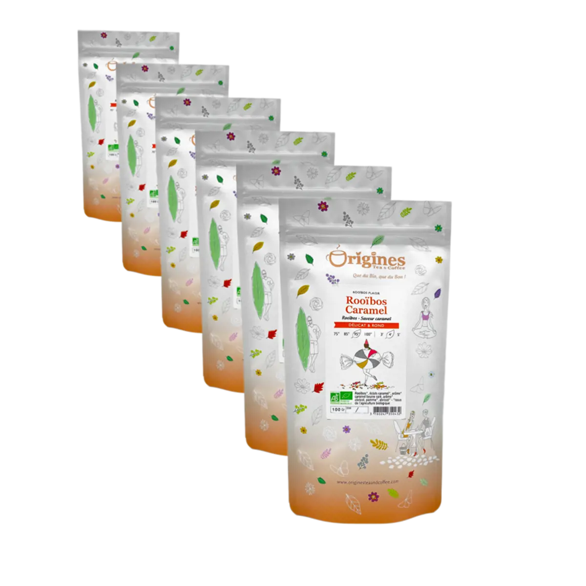 Rooïbos Caramel in busta - 100g by Origines Tea&Coffee