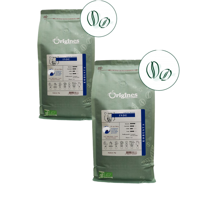 Caffè macinato - Inde - 1kg by Origines Tea&Coffee
