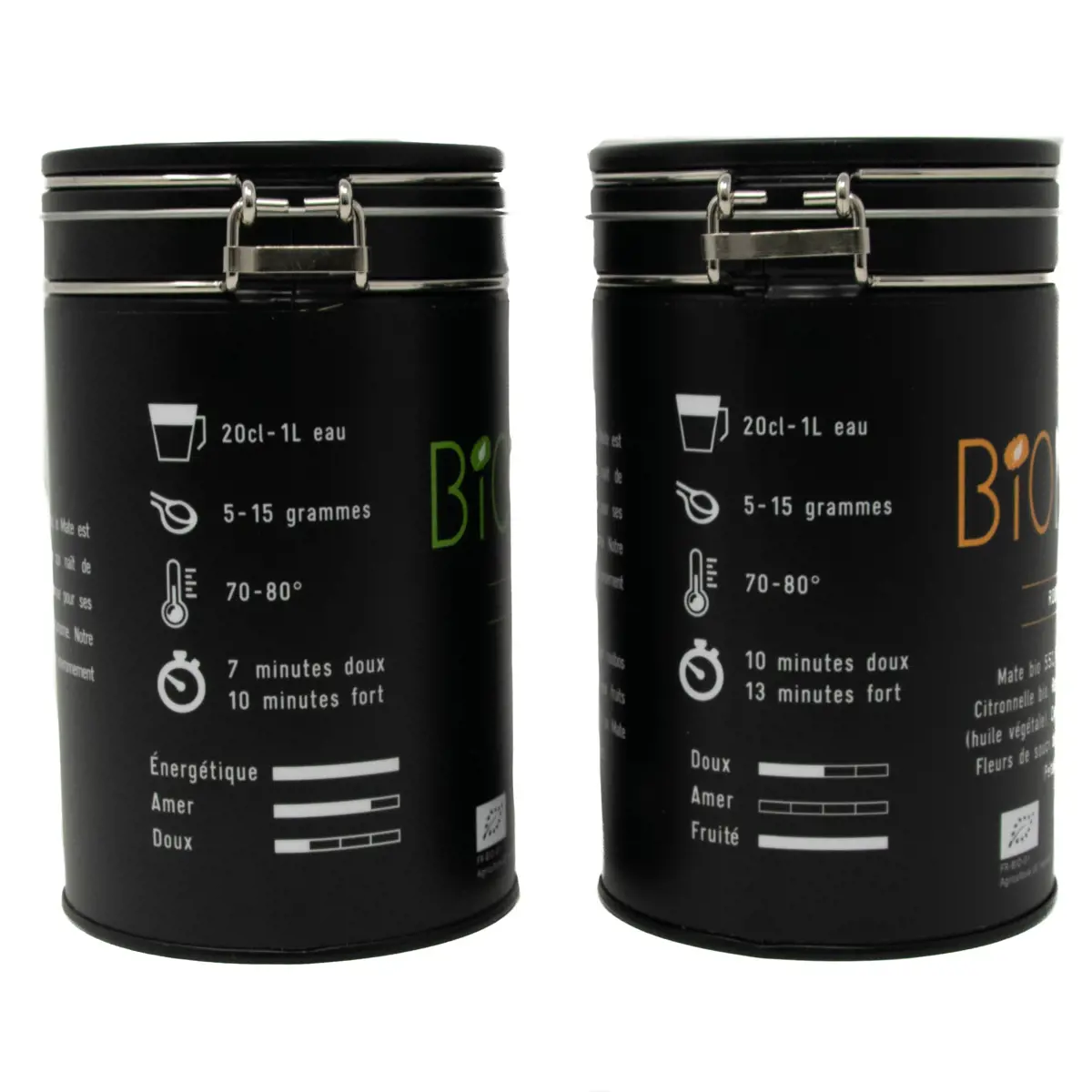 Deuxième image du produit Biomaté Duo Decouvert Mate Vert Rooibos Exotique Box Decouverte Cadeau 300 G by Biomaté