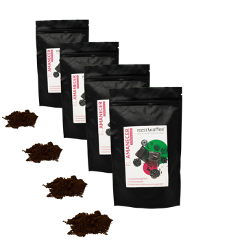 El Amanecer - Miscela Espresso - Pack 4 × Macinatura Moka Bustina 500 g