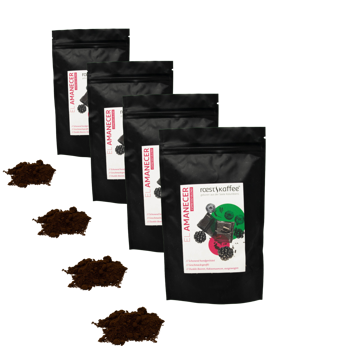 Roestkaffee El Amanecer Espresso Blend Moulu Italien Moka- 500 G - Pack 4 × Moulu Moka Pochette 500 g