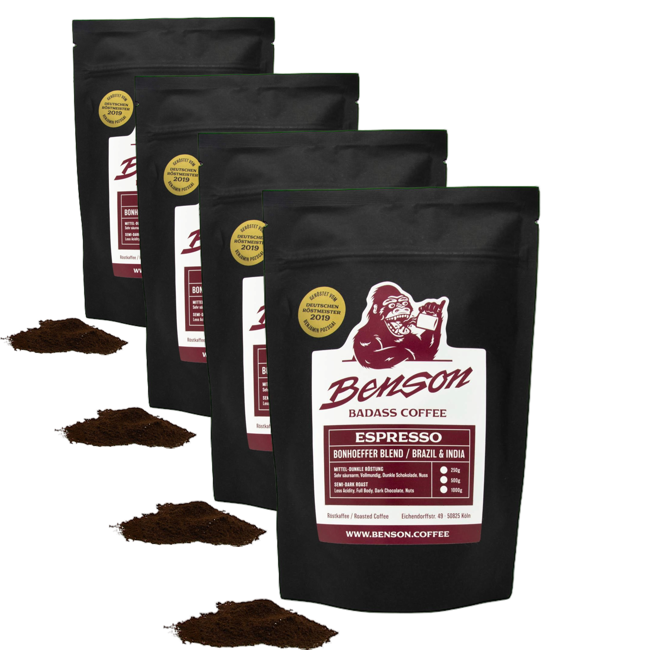 Benson Cafe Moulu Bonhoeffer Blend Espresso 250G Moulu Moka - 250 G by Benson