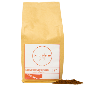 La Brûlerie de Paris Café moulu - Republique Dominicaine Filtre- 1 Kg - Moulu Filtre Pochette 1 kg