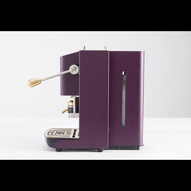 Troisième image du produit Faber Faber Machine A Cafe A Dosettes Pro Deluxe Violet Purple Brass Cuivre 1,3 L by Faber