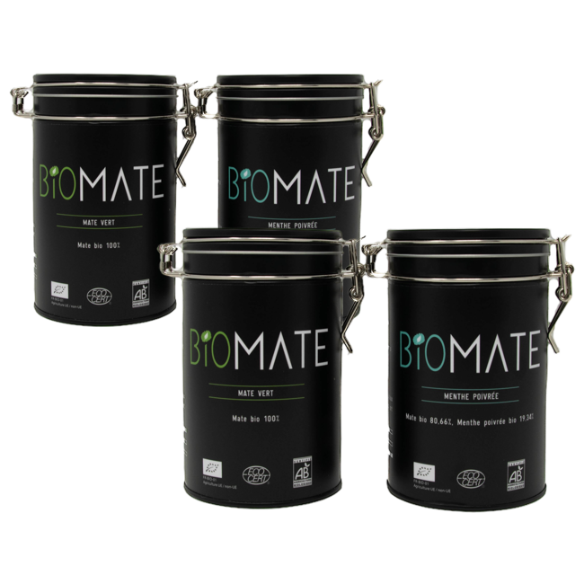 Entdeckerpaar: Grüner Mate & Pfefferminze by Biomaté