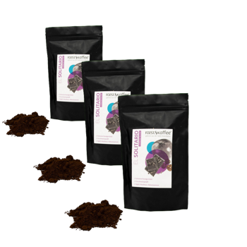 Roestkaffee El Solitario Espresso Moulu Espresso - 500 G - Pack 3 × Moulu Espresso Boîte métal 500 g