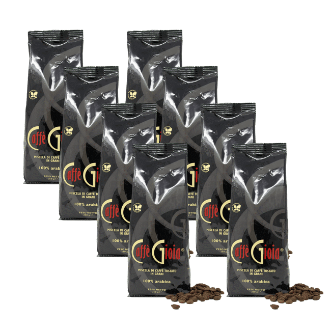 Caffè in grani - Miscela Nera Linea Famiglia - 8x250g by Caffè Gioia