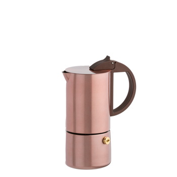 GNALI & ZANI Chicca Cafetiere Italienne A Induction 6 Tasses Or Rose