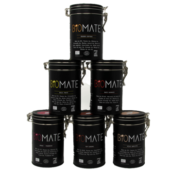 Biomaté Assortiment Fruite Boite En Metal 900G Coffret Decouverte 900 G - Coffret découverte 900 g