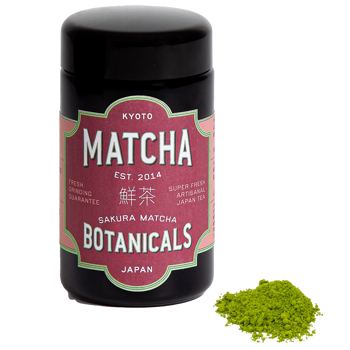 Matcha Mit Kirschblüten (Sakura) 40g - Glasflasche 40 g