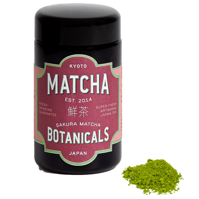 Matcha Mit Kirschblüten (Sakura) 40g by Matcha Botanicals