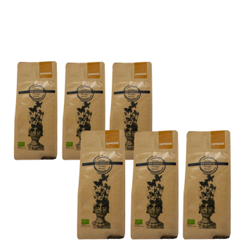 Café Moulu Café Chavalo Blend D'Espresso Bio - Pack 2 × 3 Pochettes