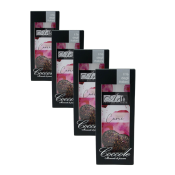 Coccole The Vert Sencha Et Jasmin Coeur 30 Gr Boite En Carton 30 G - Pack 4 × Boîte en carton 30 g