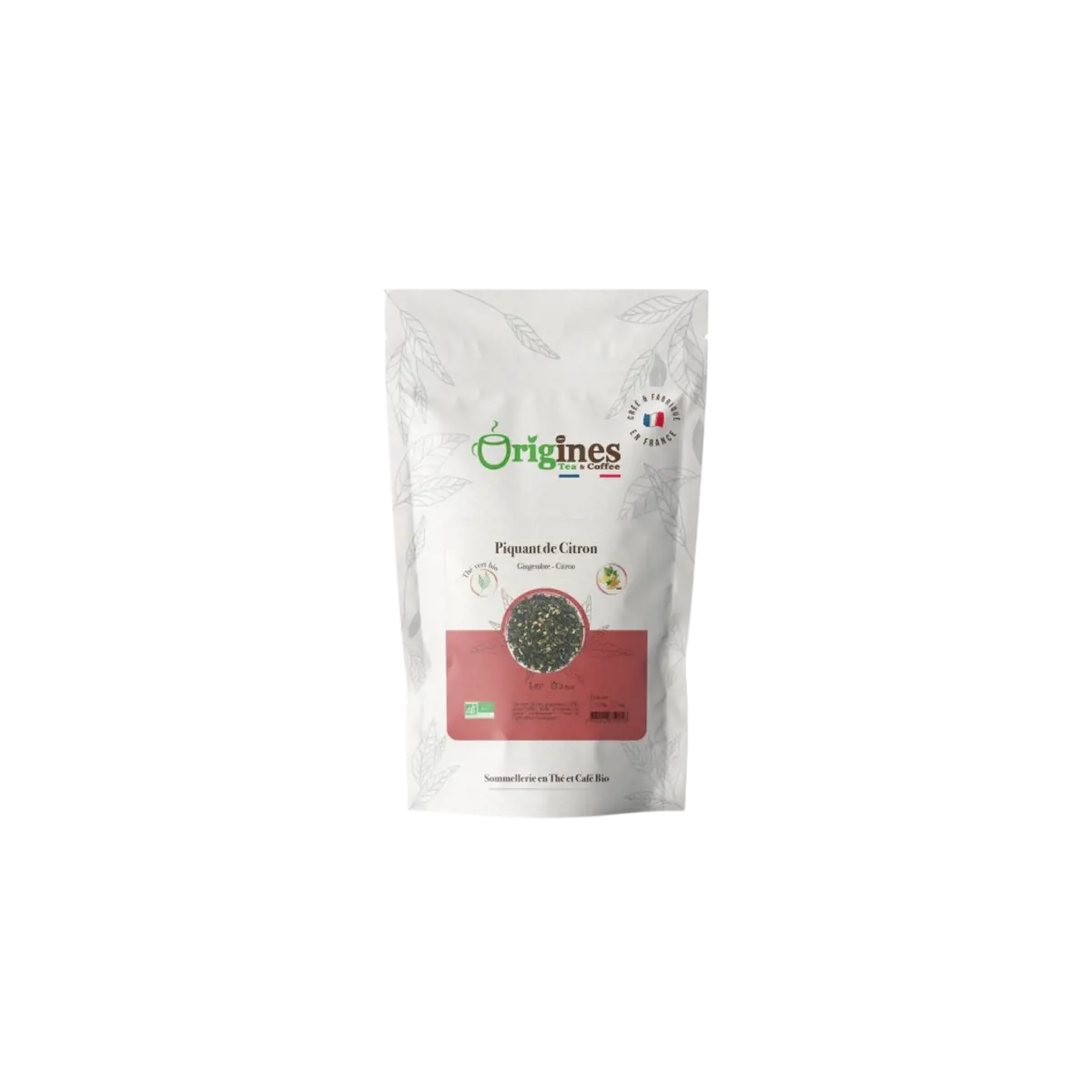 Origines Tea&Coffee The Vert Bio En Vrac Piquant De Citron 1Kg Fleur De The 1 Kg by Origines Tea&Coffee