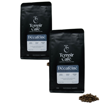 Kaffeebohnen - Mexiko entkoffeiniert, Sueno 1kg - Pack 2 × Bohnen Beutel 1 kg