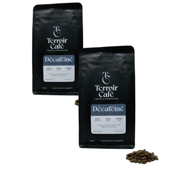 Caffè in grani - Messico decaffeinato, Sueno 1kg - Pack 2 × Chicchi Bustina 1 kg