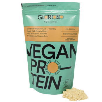 Glorioso Super Nutrients Vegan Protein Neutral - 400 G - Pochette 400 g