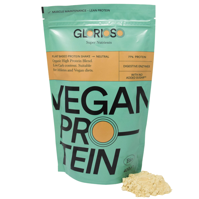 Glorioso Super Nutrients Vegan Protein Neutral - 400 G by Glorioso Super Nutrients