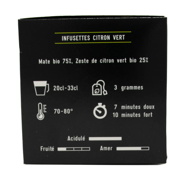 Deuxième image du produit Biomaté Citron Vert X30 Infusettes Infusette 45 G by Biomaté