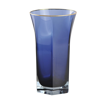 Blaues Wasserglas mit Goldrand - 6er-Set by Aulica