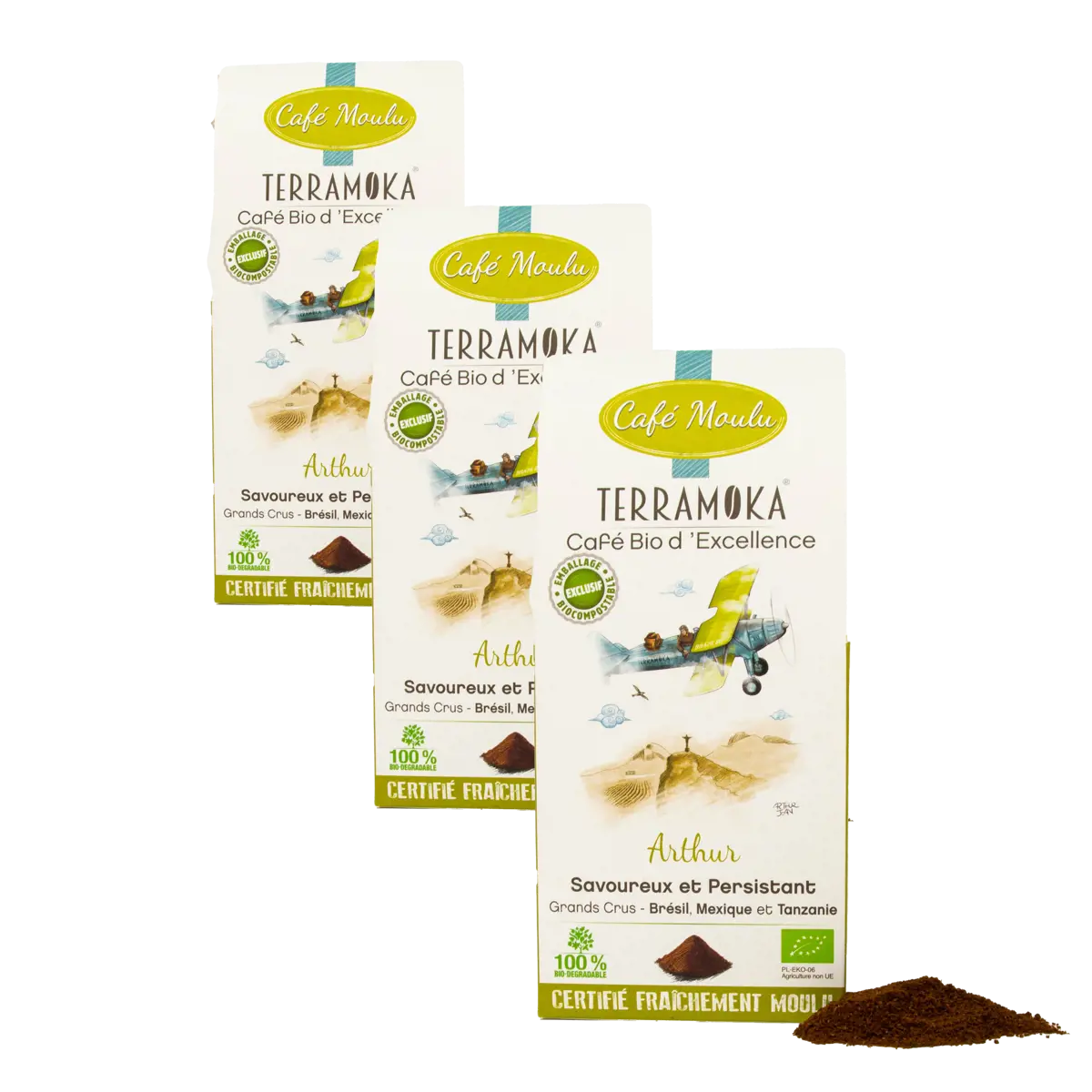 Terramoka Le Jeune Arthur 250G Moulu Aeropress - 250 G by Terramoka