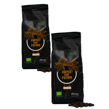 Coffee for Future Bio 1kg - Pack 2 × Bohnen Beutel 1 kg