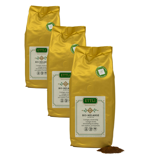 Gemahlener Kaffee - Bio Melange - 250g by ETTLI Kaffee