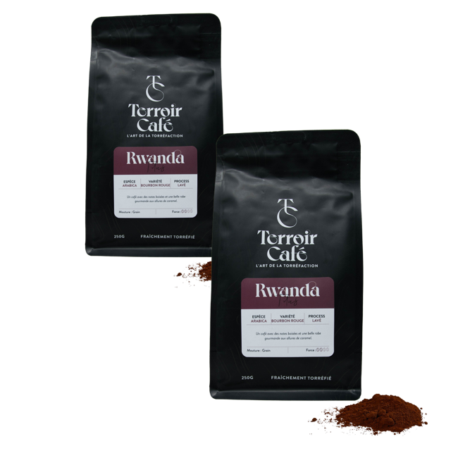 Gemahlener Kaffee - Rwanda, Titus 1kg by Terroir Cafe
