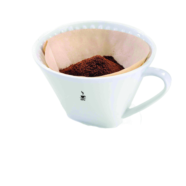 SANDRO portafiltro caffè - porcellana (misura 4) by GEFU