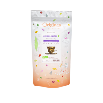 Origines Tea&Coffee The Vert Bio En Vrac Genmaicha Japon 1Kg Fleur De The 1 Kg - Pochette 1 kg